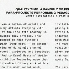 <cite>Quality Time</cite>