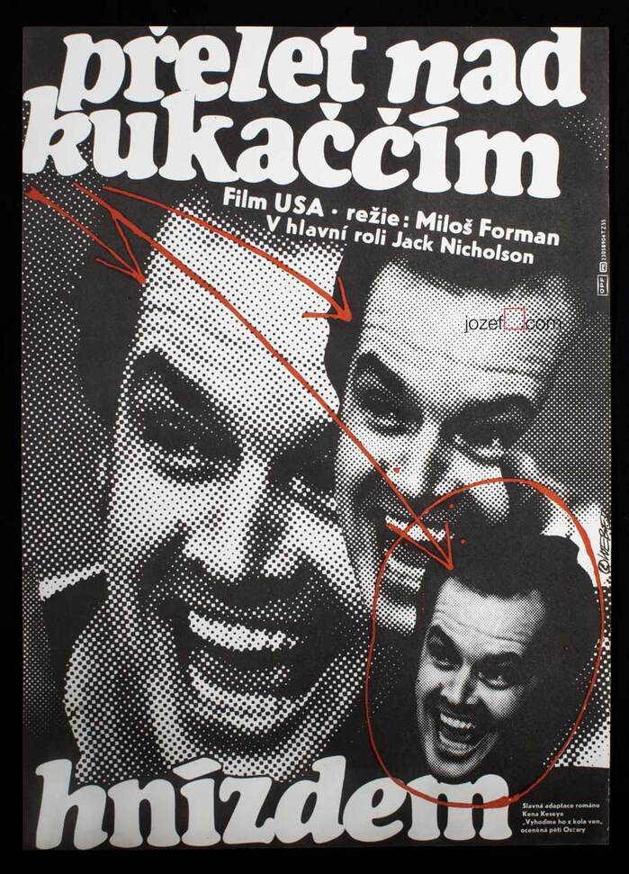 Přelet nad kukaččím hnízdem movie poster
