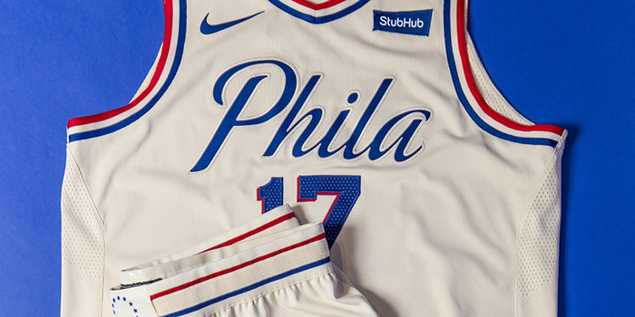 Philadelphia 76ers 2017–18 City Edition uniform and NBA Playoffs campaign 1
