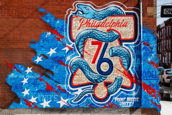 Philadelphia 76ers 2017–18 City Edition uniform and NBA Playoffs campaign 8