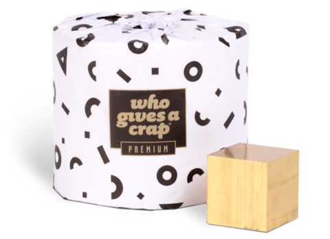 Who Gives A Crap logo and packaging (2012&ndash;) 2