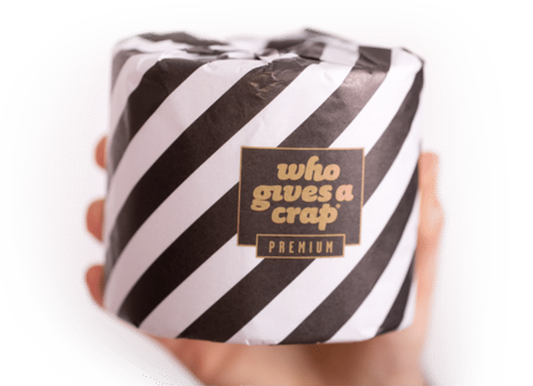 Who Gives A Crap logo and packaging (2012&ndash;) 3