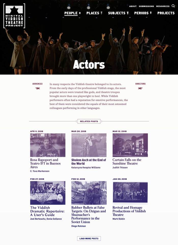Digital Yiddish Theatre Project 4