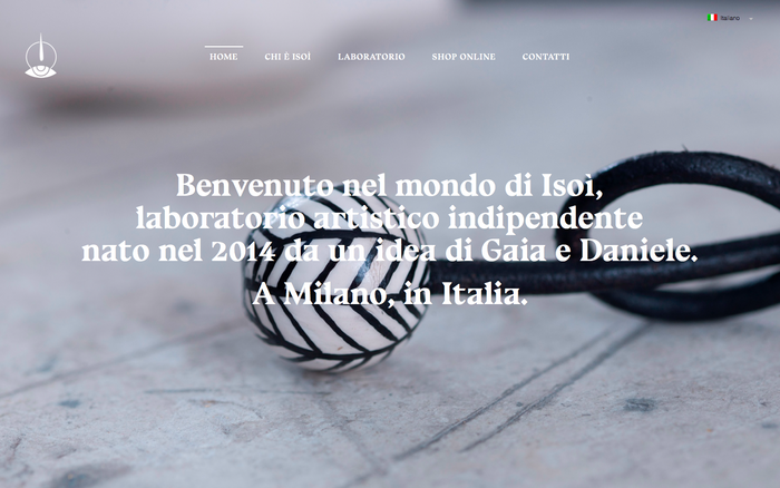 brand story website: isoi.co