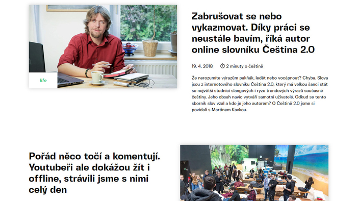 Studenta.cz website 3