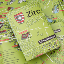 Zirc tourist map