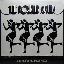 The Pointer Sisters – <cite>That’s A Plenty </cite>album art