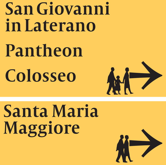 Capitolium signs and typeface 1