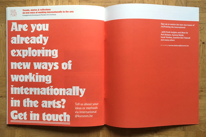 Alarm re-enters the stage for the last act, now set in white against a scarlet red field.