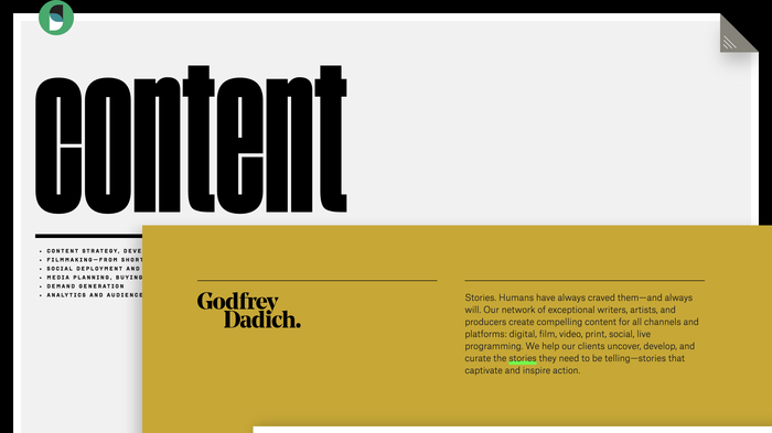 Godfrey Dadich Partners website 8
