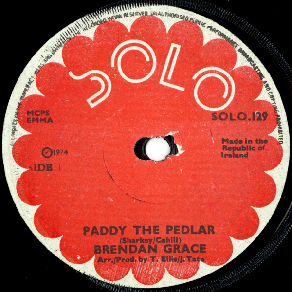 Label of a later release from 1974. The same design was used until 1980.