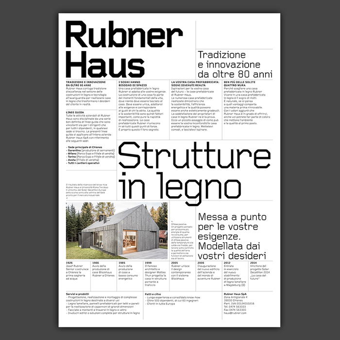 Rubner Haus posters 1