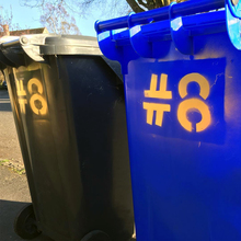 Chris McMahon’s wheelie bins