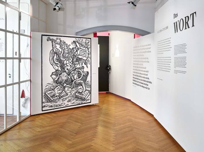 Das Wort exhibition at Strauhof 1