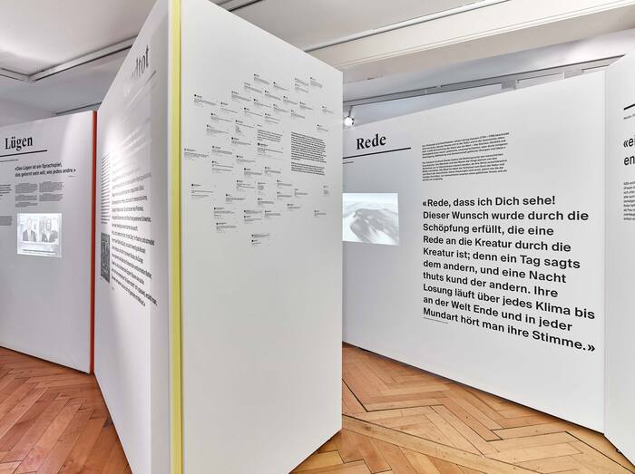 Das Wort exhibition at Strauhof 10