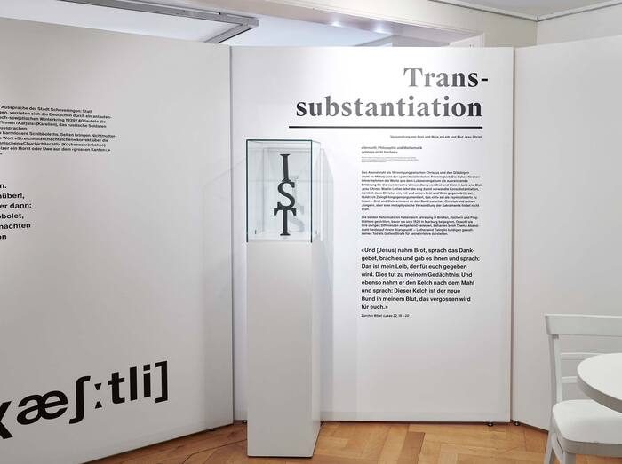 Das Wort exhibition at Strauhof 11