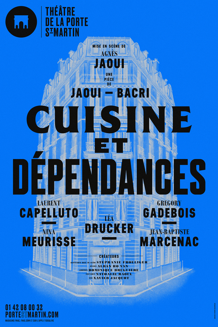 Cuisine et Dépendances — A2 Beckett, CG Triplett Black, Bodoni MT Black and Condensed Bold.