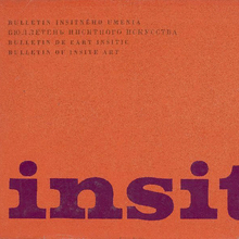 <cite>Insita — Bulletin of insite art</cite>, 1971–73