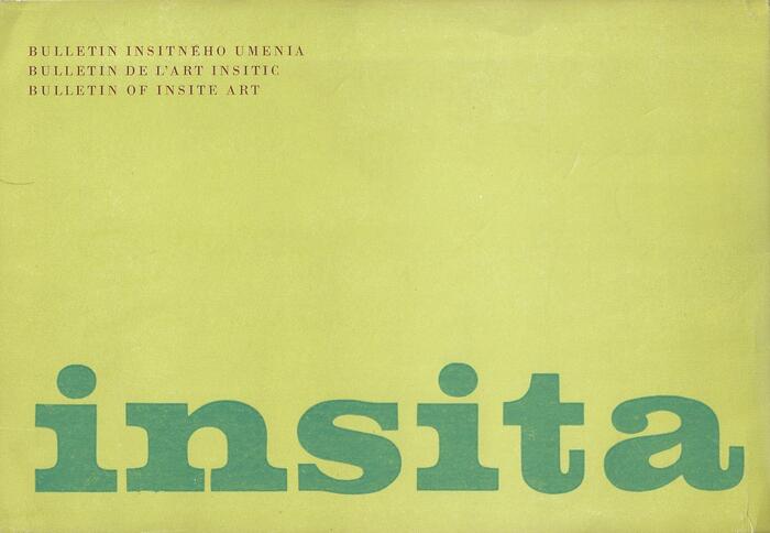 Insita — Bulletin of insite art, 1971–73 4