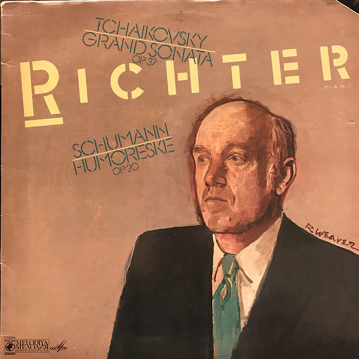 Richter – Tchaikovsky (Grand Sonata Op. 37) / Schumann (Humoreske Op. 20) album art 1