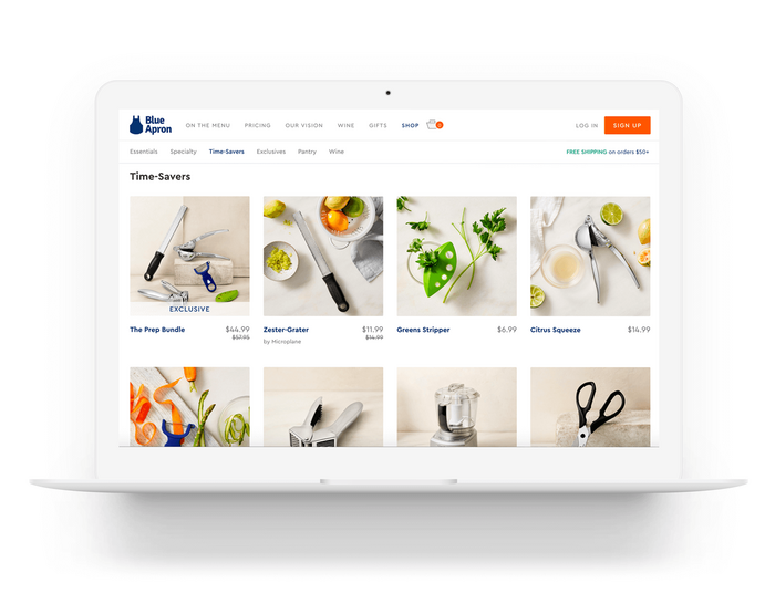 Blue Apron Inc. identity 3