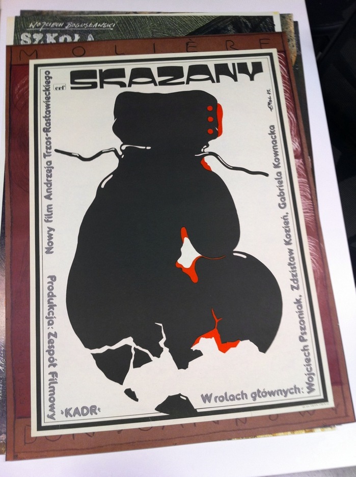 Copy from the collection of posters donated to the permanent collection of the Herb Lubalin Study Center in 2004 by Marek Bartelik Jamie Kleinbaum