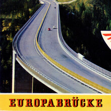 Europabrücke / Brennerautobahn postcard