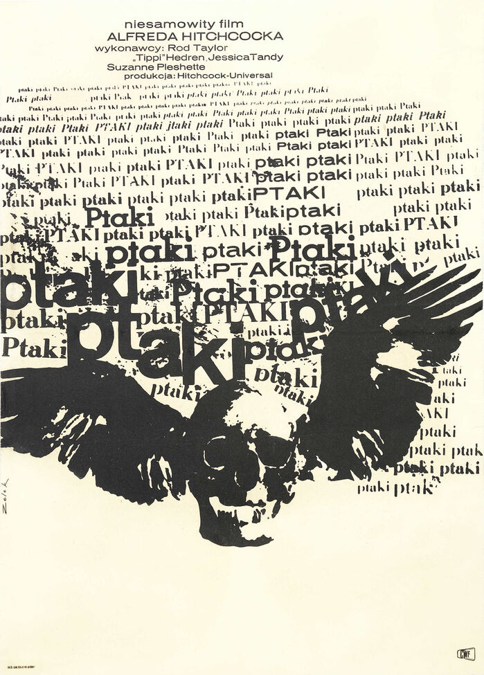 Ptaki (The Birds) Polish movie poster 2