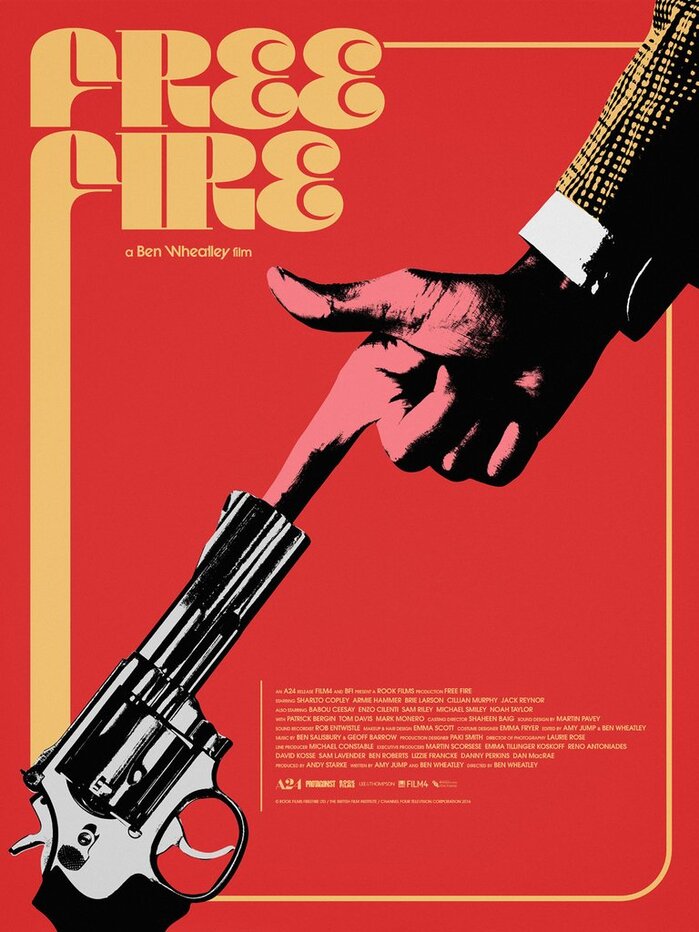 Free Fire movie poster (Mondo)