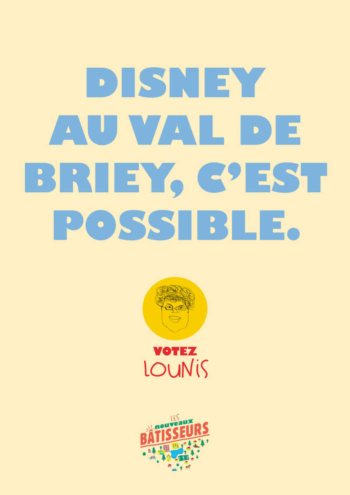 "Disney in Val de Briey, it's possible –– vote for Lounis"