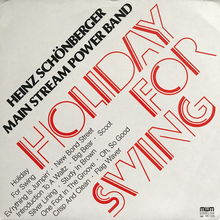Main Stream Power Band – <cite>Holiday For Swing</cite> album art