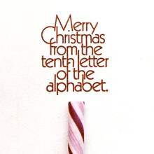 Alex Jay Christmas Card, 1977