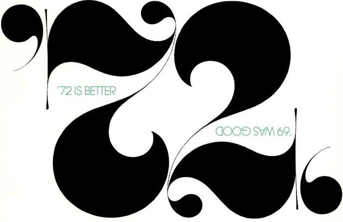 1972 Christmas &amp; New Year greeting card 2