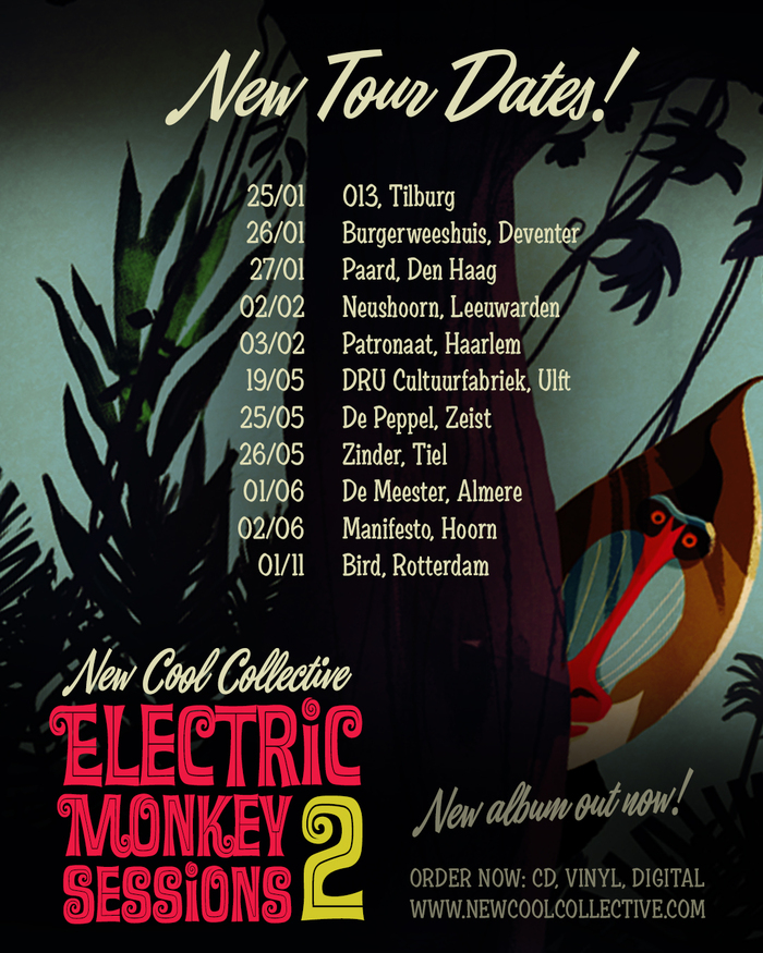 Release poster ft. Ed Brush for the tour dates.