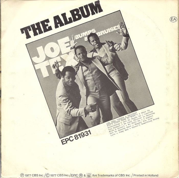 The back cover advertises the album using .