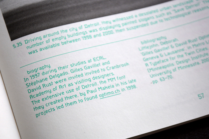 Detail from page 57: “Sans Plomb” by Optimo, set in Detroit.