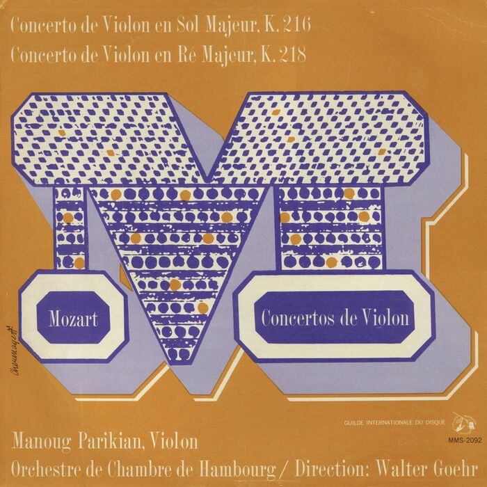 Mozart Violinkonzerte (Musical Masterpiece Society) album art 2