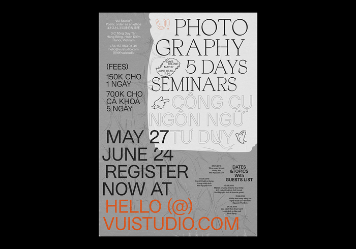 Photography seminars, VUI studio 1