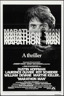 <cite>Marathon Man</cite> (1976) movie poster