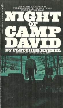 <cite>Night Of Camp David</cite> by Fletcher Knebel (Bantam)