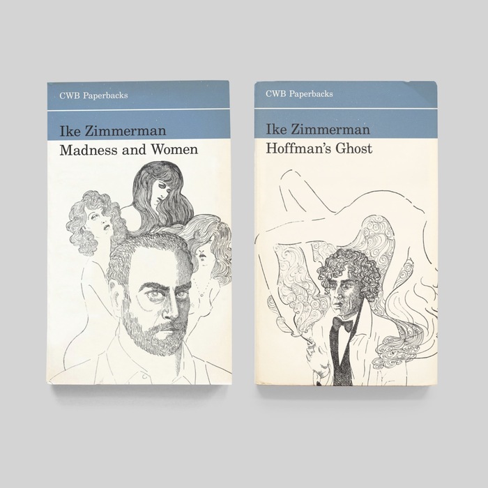 Ike Zimmerman for CWB Paperbacks, referencing Penguin Modern Classics? Text set in New Century Schoolbook.