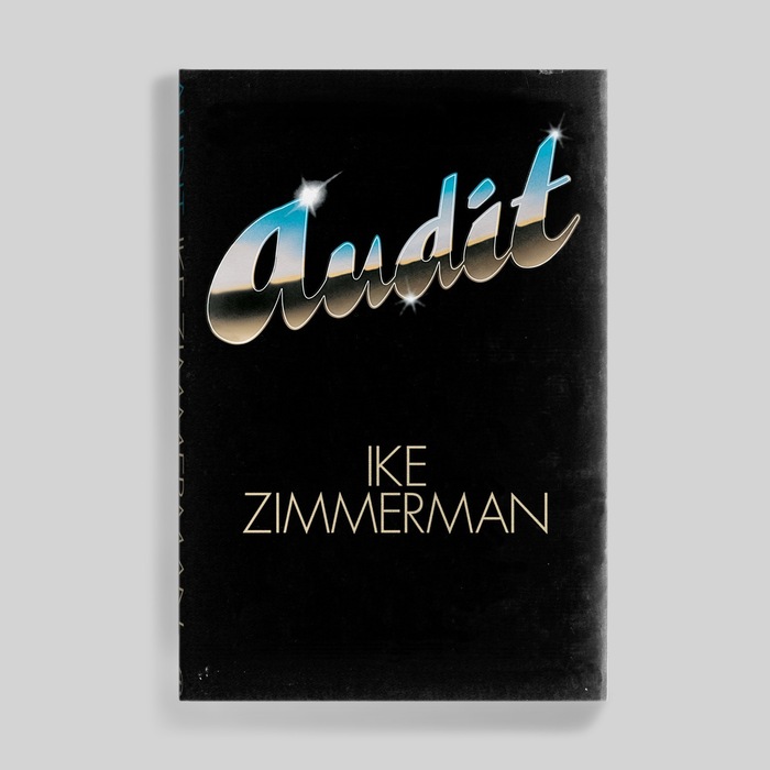 Airbrushed lettering and Futura on Ike Zimmerman’s Audit. Blanks: “Audit is a direct rip-off of the first edition cover of Martin Amis’s Money, which I love.”