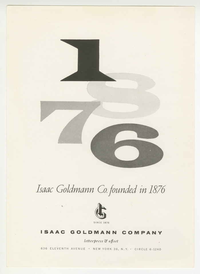 Isaac Goldmann Company ads 2