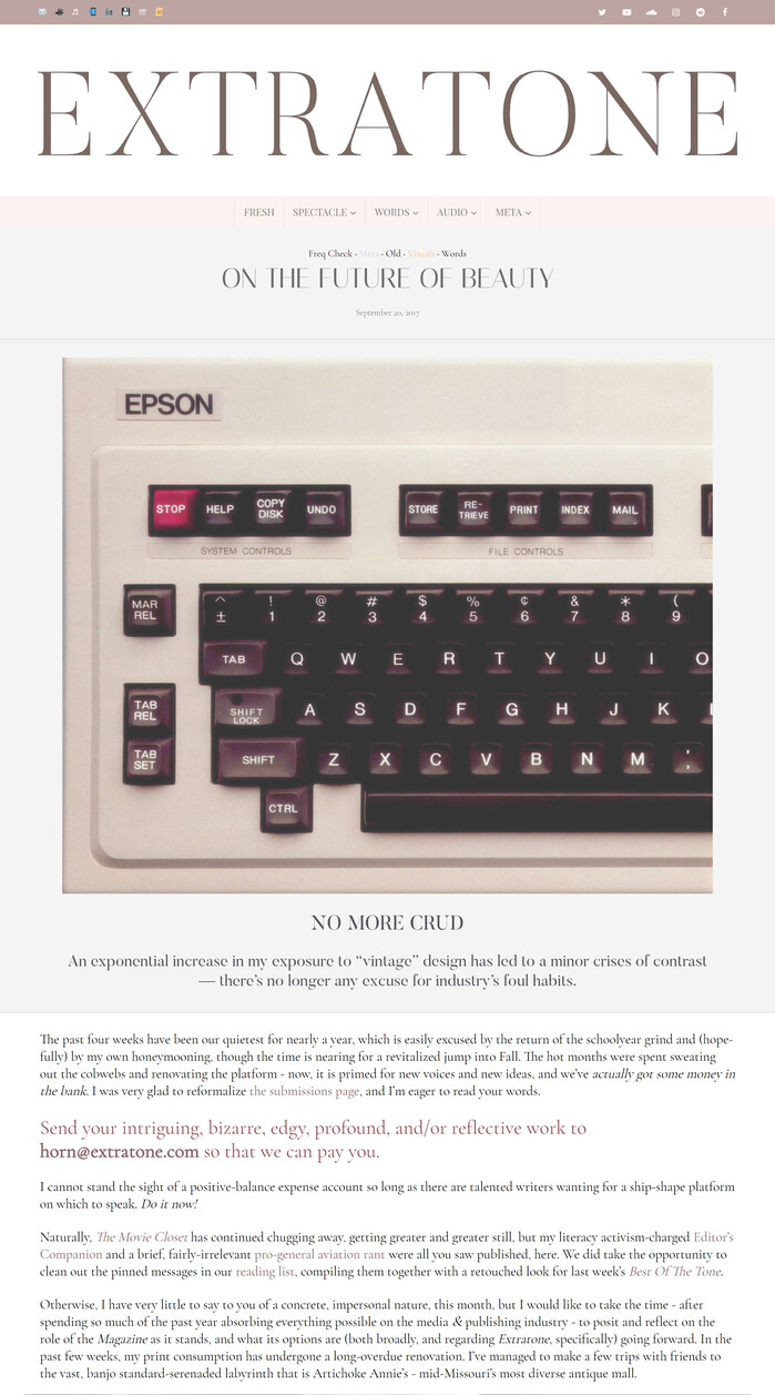 The Extranet (Extratone) 3