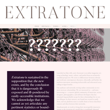The Extranet (<cite>Extratone</cite>)