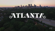 <cite>Atlanta</cite> (FX Series) logo and opening titles