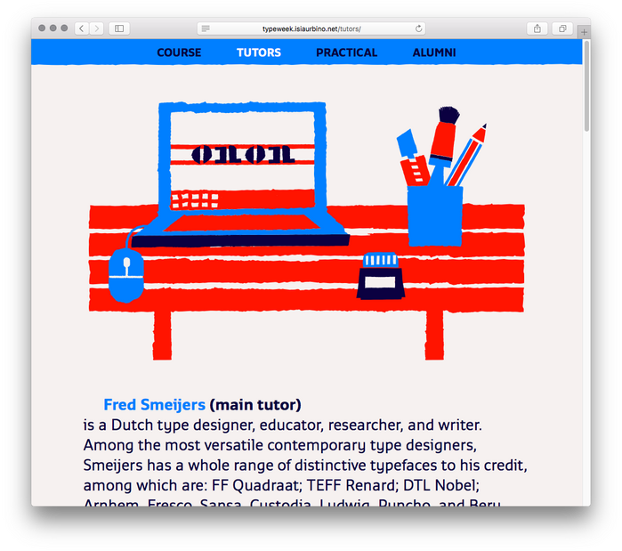ISIA Urbino Type Week 2018 2