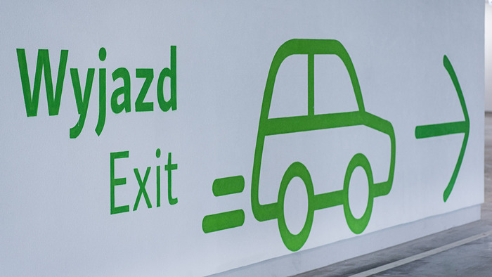 Gemini Park Tychy wayfinding 14