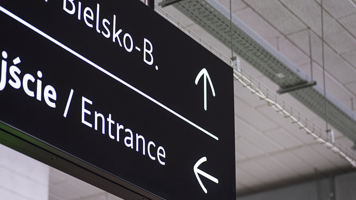 Gemini Park Tychy wayfinding 13