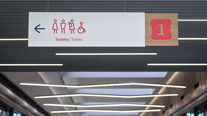 Gemini Park Tychy wayfinding 3